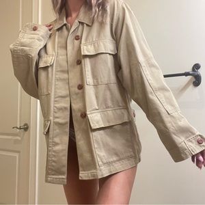 American apparel cargo-style coat
